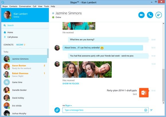 Mac skype for business chat window blanket